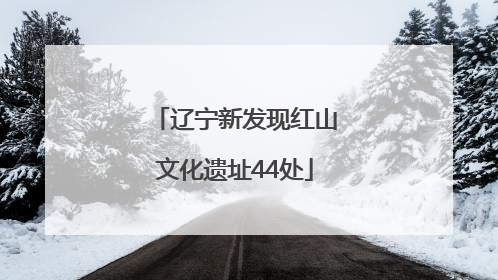 辽宁新发现红山文化遗址44处