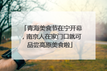 青海美食节在宁开幕，南京人在家门口就可品尝高原美食啦