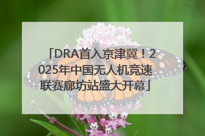 DRA首入京津冀！2025年中国无人机竞速联赛廊坊站盛大开幕